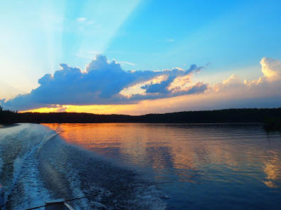 Red Lake Sunset